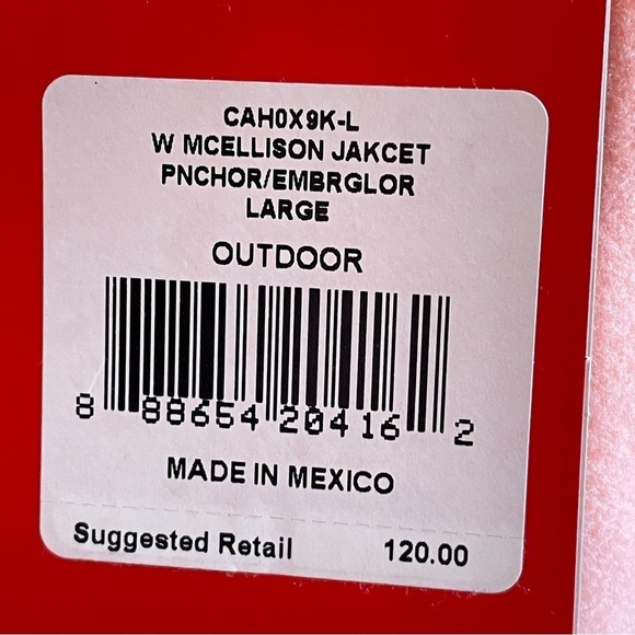 The North Face Mcellison Orange Fleece Jacket Size Large NWT - Picture 13 of 13